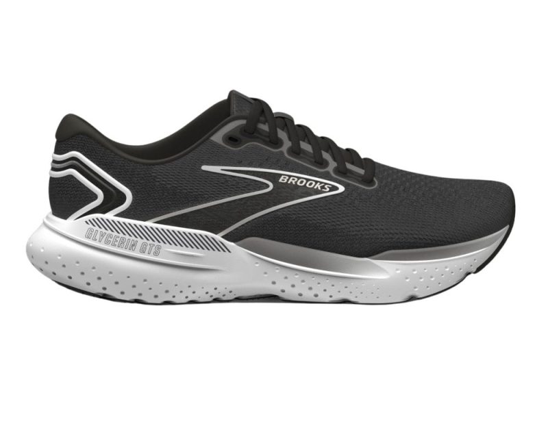 Brooks Glycerin GTS 21 Womens Wide D Width Black White 090 2