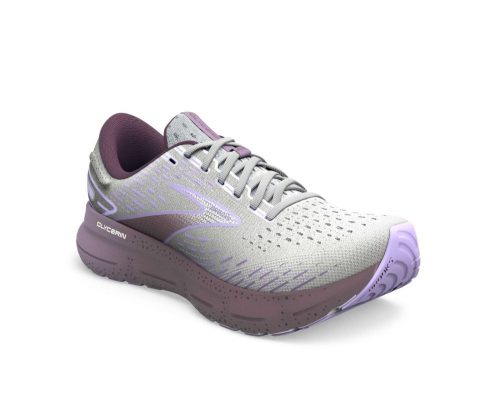 Brooks Glycerin20 B womens White orchid lavender2