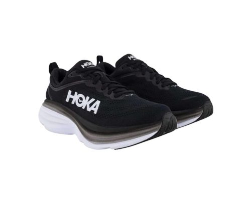 Hoka Bondi8 b womens black white1 93e49e66 5747 4ce8 97ad 175c7b769be8