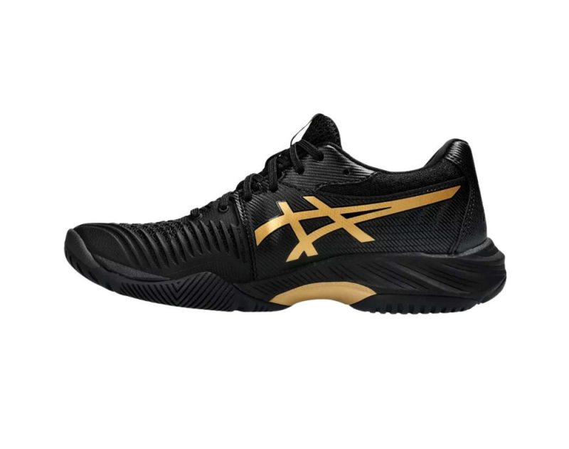 asics ballistic FF3 b womens black pure gold 01 f6777212 080b 45b7 904f 3f7c19375e7b