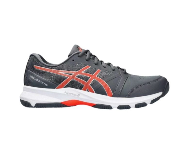 asics gel 550 tr mens wide carrier grey sunrise red 01