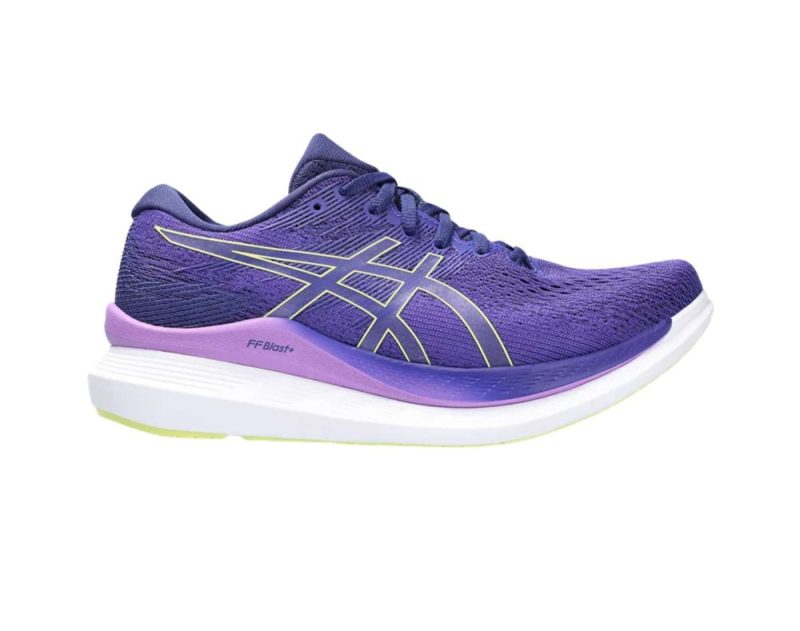 asics glideride 3 d womens diveblue eggplant 01