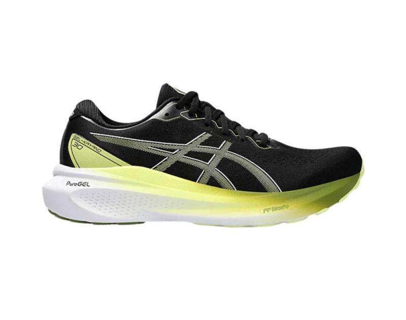 asics kayano 30 mens 2e black glow yellow 003 01