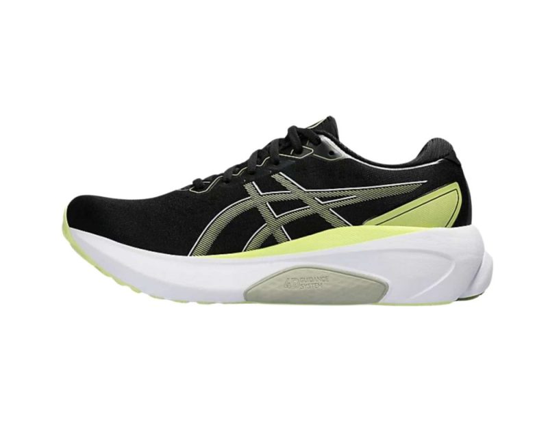 asics kayano 30 mens 2e black glow yellow 003 02