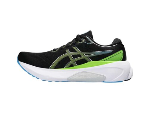 asics kayano 30 mens d black electric lime 005 02