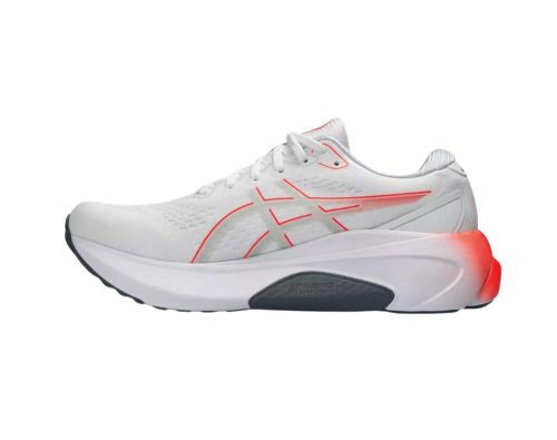 asics kayano 30 mens d white sunrise red 02