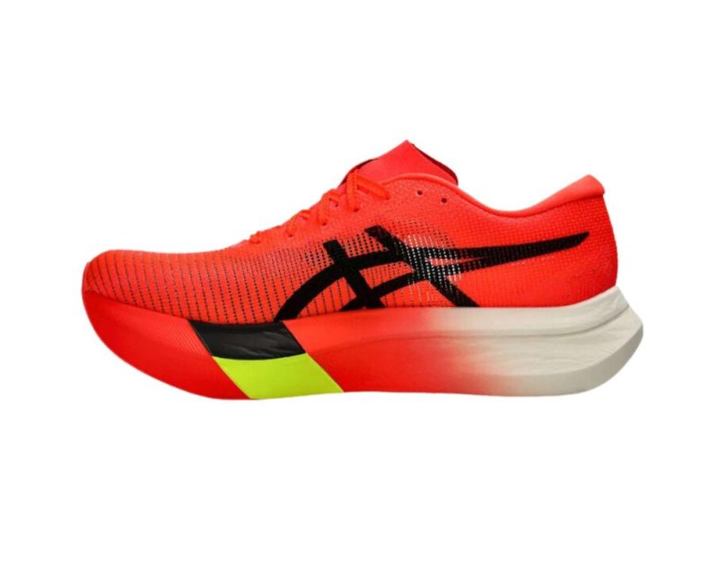 asics metaspeed sky paris unisex sunrise red black 600 2