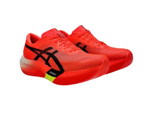 asics metaspeed sky paris unisex sunrise red black 600 6