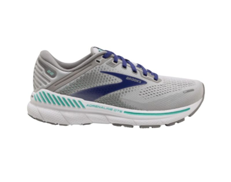 brooks adrenaline gts 22 womens 2e alloy blue green 01