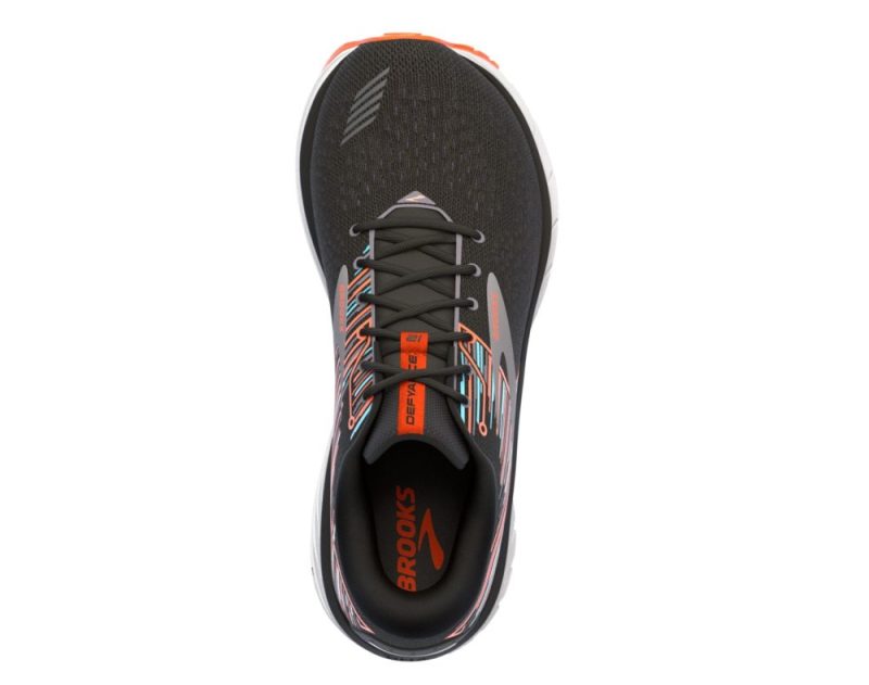 brooks defyance 12 d men black red orange blue 05