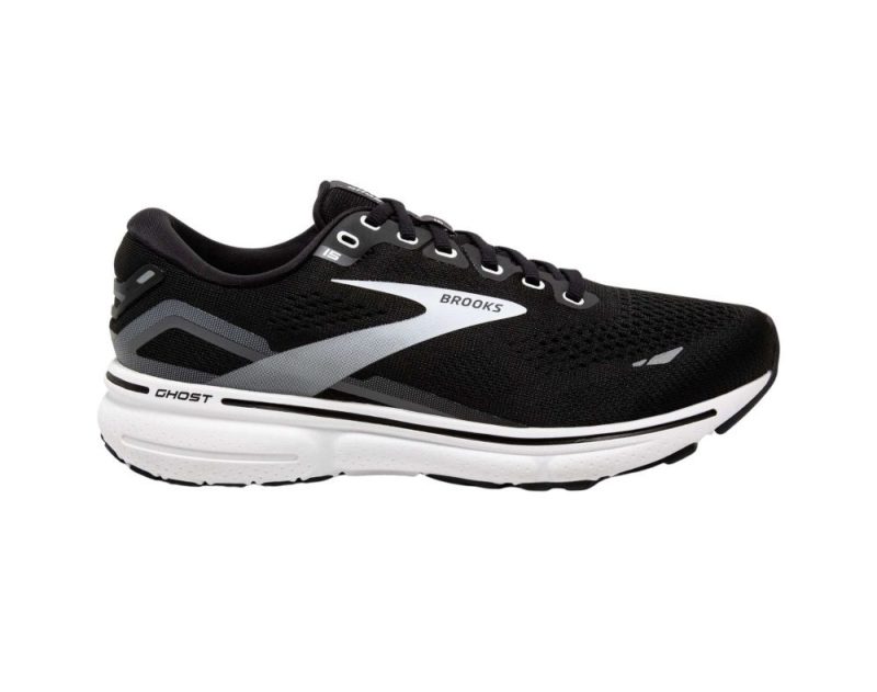 brooks ghost 15 womens d black white 01