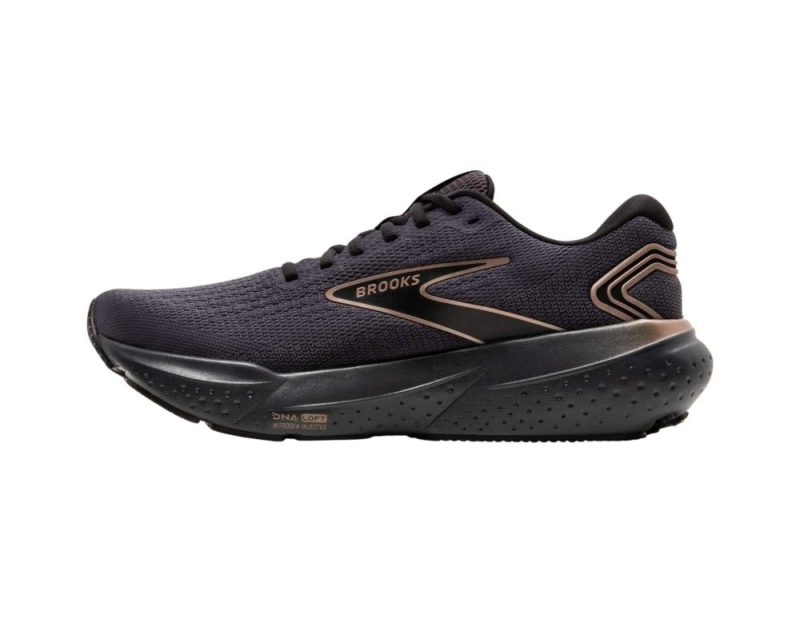 brooks glycerin 21 womens b cma ebony black taupe 029 02