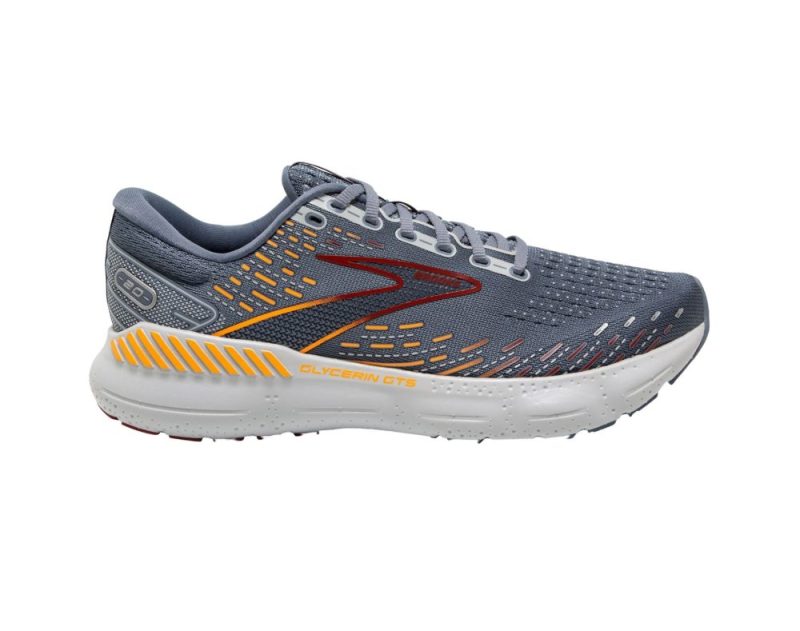 brooks glycerin gts 20 mens d grey peacoat flame 01