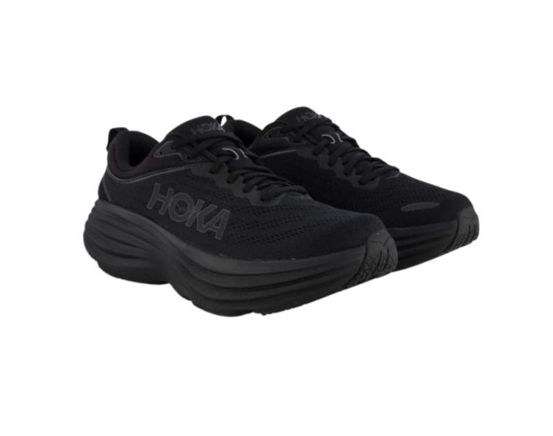 hoka bondi 8 2e men black black 02