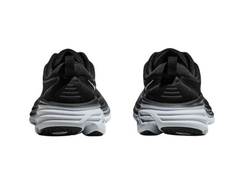 hoka bondi 8 mens 2e black white 05