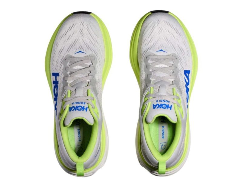 hoka bondi 8 mens b stardust lettuce STTC 03