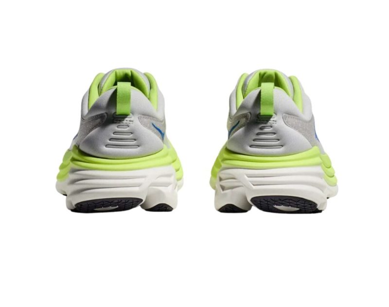 hoka bondi 8 mens b stardust lettuce STTC 05