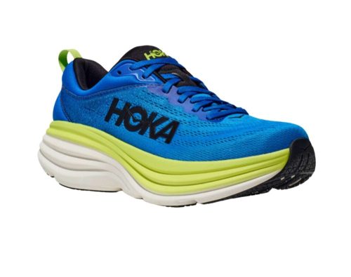 hoka bondi 8 mens d electric cobalt lettuce elt 03