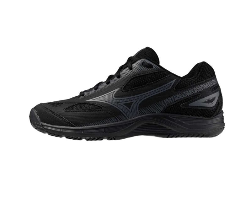 mizuno stealth star jr kids black ebony 02