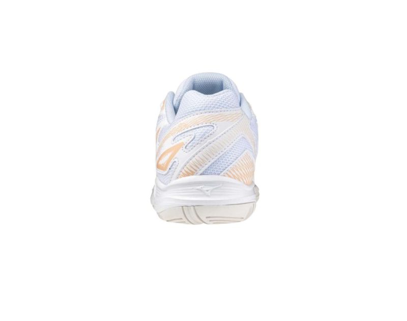 mizuno stealth star jr kids white peach 05